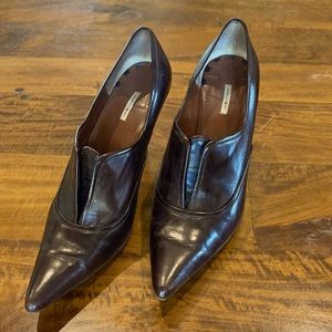 Max Studio chocolate brown heeled bootie - size 8.5M